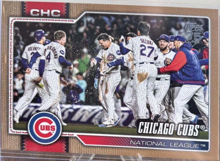 2026 Topps Chicago Cubs [Gold] #320 card