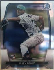 Eury Perez #90 Prices [Rookie] | 2023 Bowman Chrome | Baseball Cards