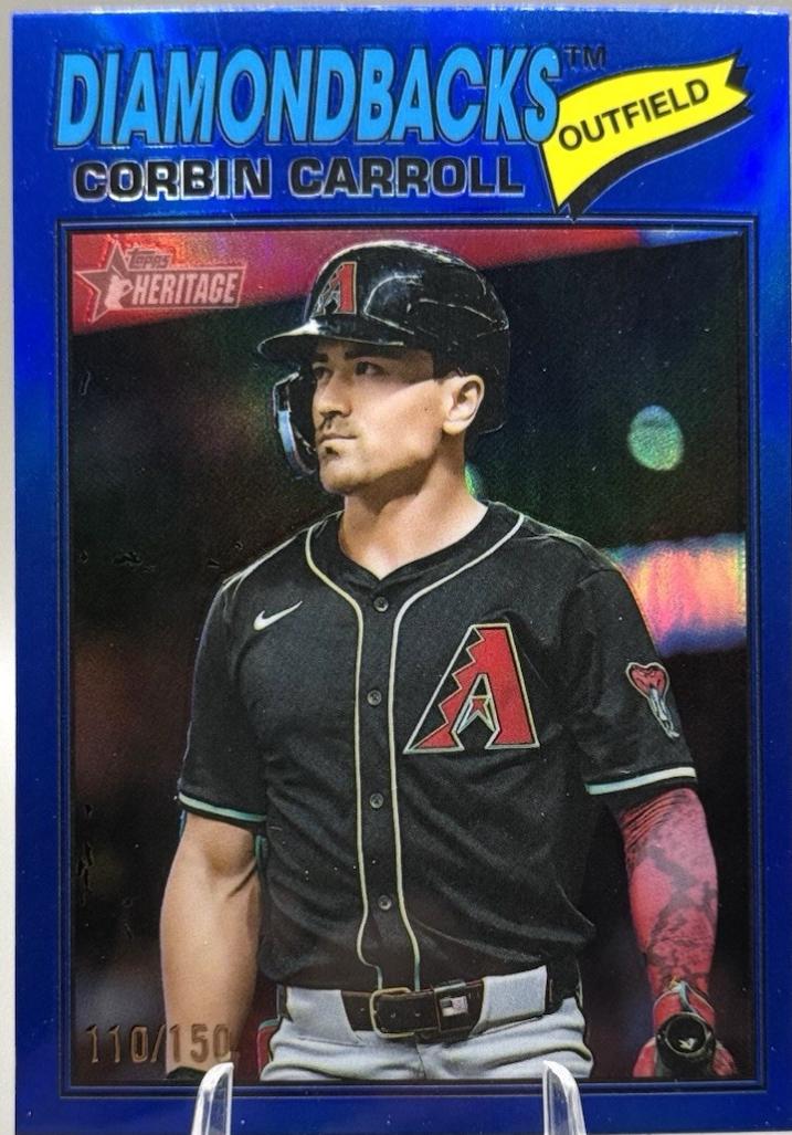 Corbin Carroll [Blue Bordered Chrome] #383
