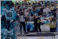 Trevor Lawrence [No Huddle Silver] #M-12 Football Cards 2022 Panini Mosaic Montage Prices