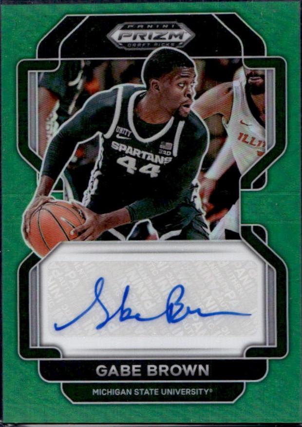 Gabe Brown [Green Prizm] #DP-GBR