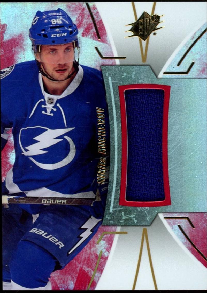 Nikita Kucherov #42 2016 Spx Material Red Hockey
