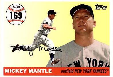 Mickey Mantle #169 2006 Topps Mantle Home Run History Baseball