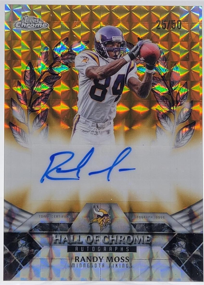 Randy Moss [Gold] #HOCA-RM