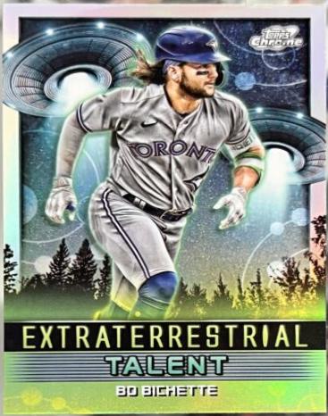 Bo Bichette #ET-7 Baseball Cards 2024 Topps Cosmic Chrome Extraterrestrial Talent