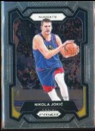 Nikola Jokic #17 Basketball Cards 2023 Panini Prizm
