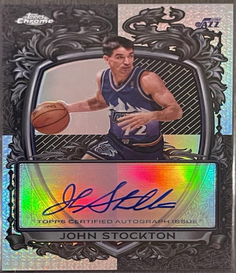 ストックトン John Stockton 8枚,25枚限定 サインカード 2枚 John Stockton [Refractor] #SS-JS Prices | 2025 Topps Chrome