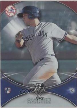 Gary Sanchez #2 Baseball Cards 2016 Bowman Platinum