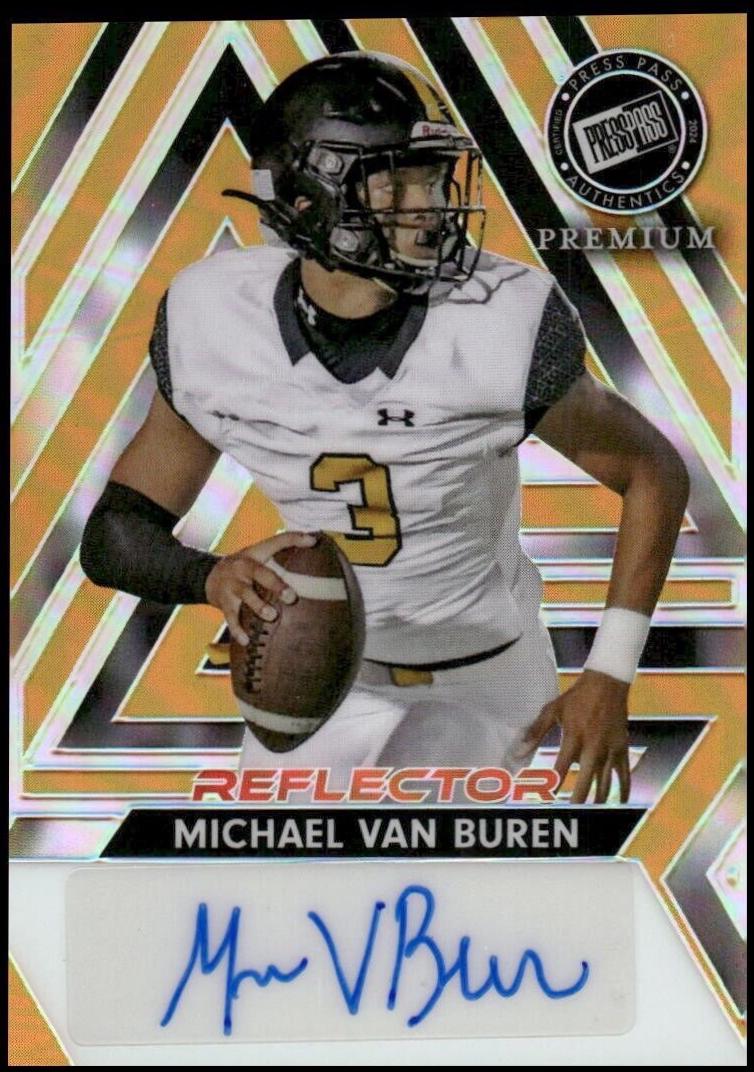 Michael Van Buren #BA-MVB 2024 Leaf Autograph Football