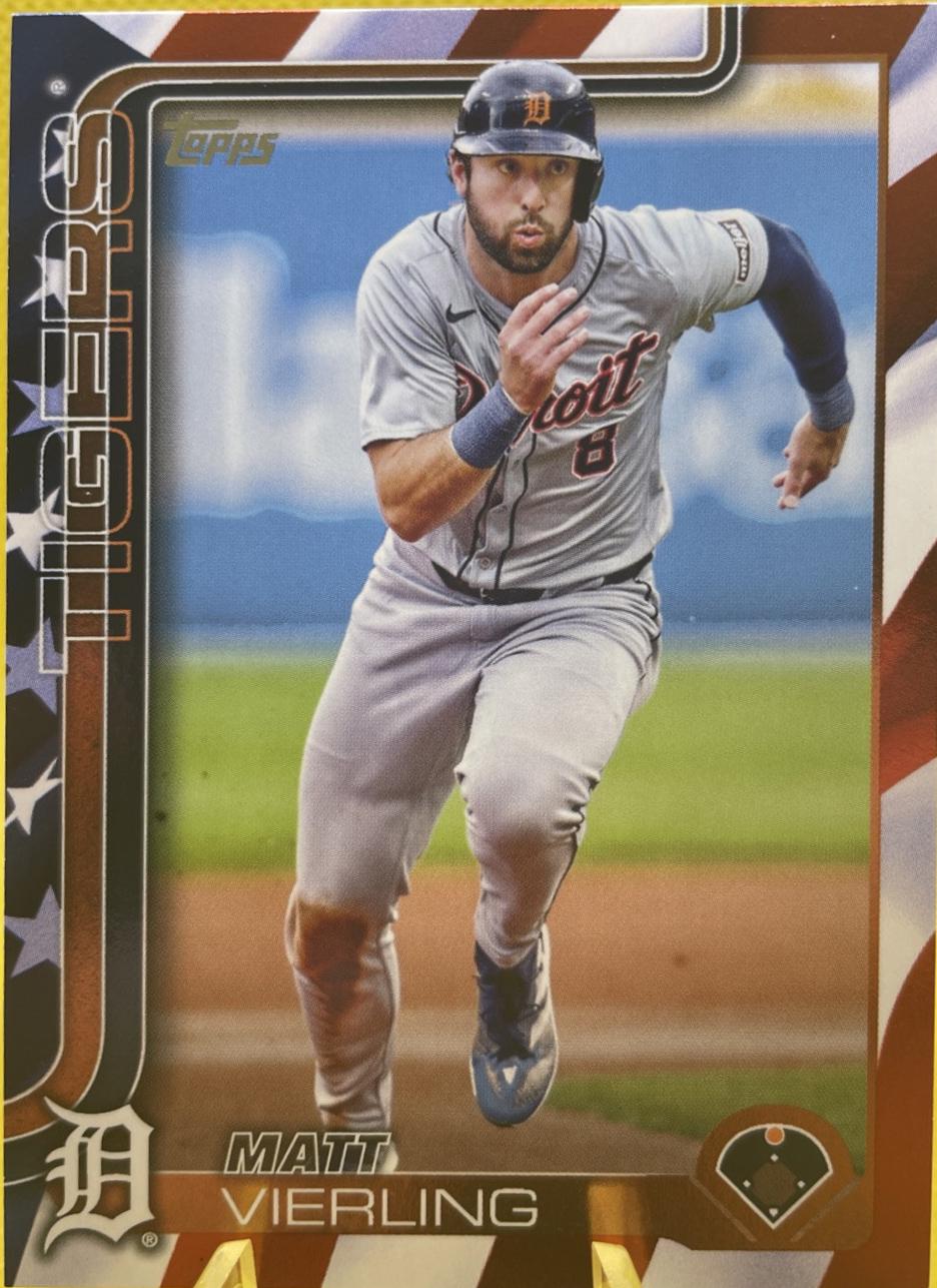 Matt Vierling [Independence Day] (2025 Topps)