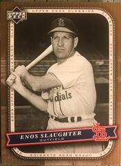 Enos Slaughter #32 Baseball Cards 2005 Upper Deck Classics Prices