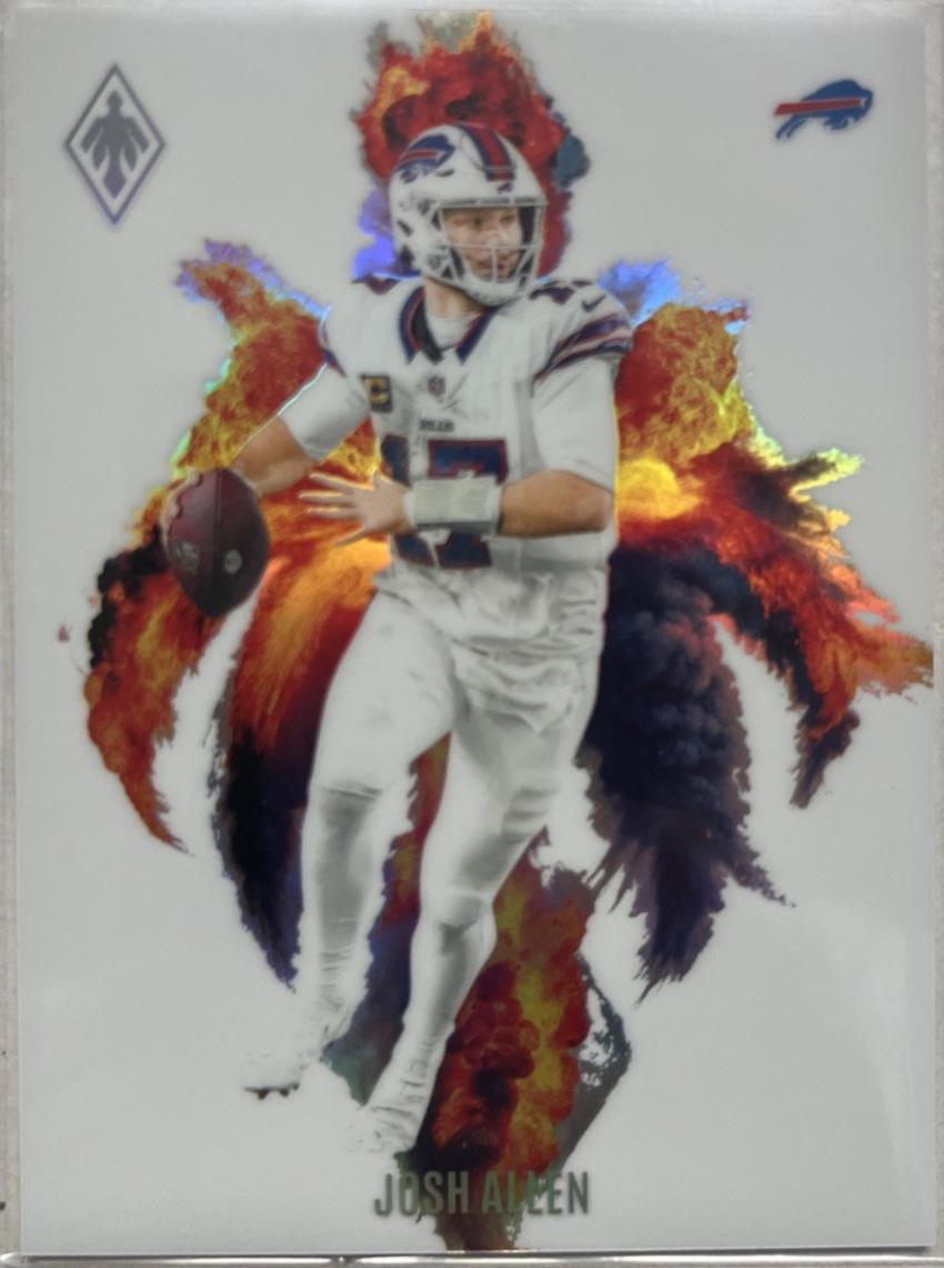 Josh Allen #CB-JAN Football Cards 2024 Panini Phoenix Color Blast