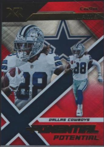 CeeDee Lamb #19 Football Cards 2020 Panini XR X Ponential Potential
