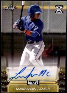 Luisangel Acuna #BA-LA1 2020 Leaf Draft Autographs Baseball