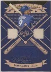 Danny Jansen #LLT-DJ Baseball Cards 2019 Panini Leather & Lumber Leather and Lumber