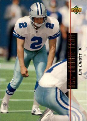 Lin Elliott #54 Football Cards 1993 Upper Deck