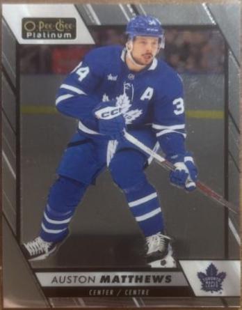 Auston Matthews #1 Hockey Cards 2023 O-Pee-Chee Platinum