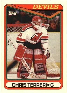 Chris Terreri #375 1990 Topps Tiffany Hockey