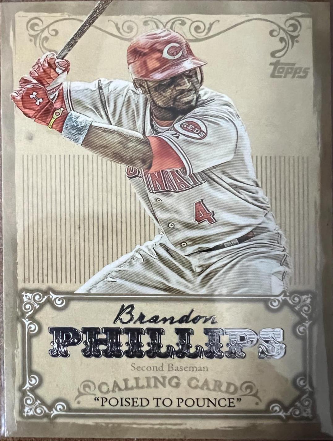 Brandon Phillips #CC-2 Baseball Cards 2013 Topps Calling Card