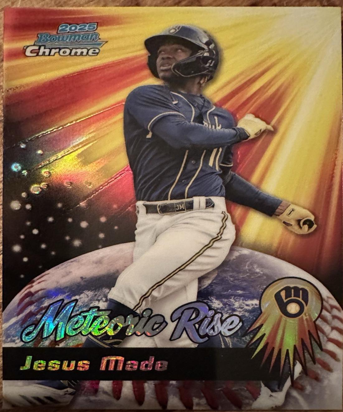 Jesus Made #MR-3 Prices | 2025 Bowman Chrome Meteoric Rise