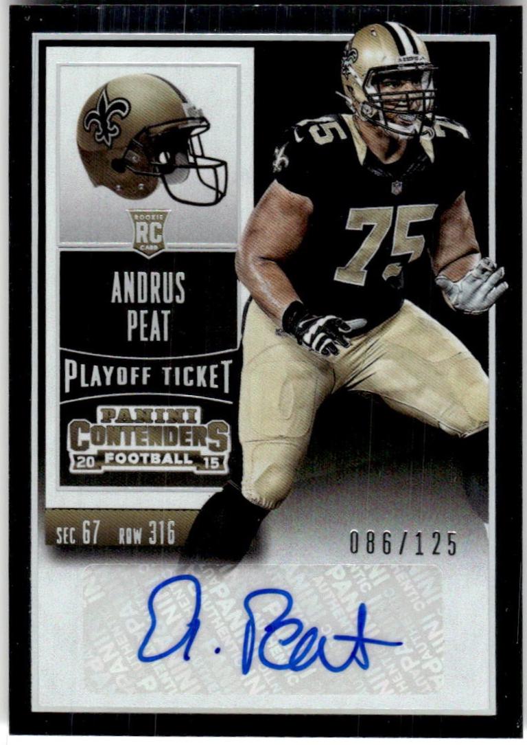 Andrus Peat [Autograph Playoff Ticket] #174