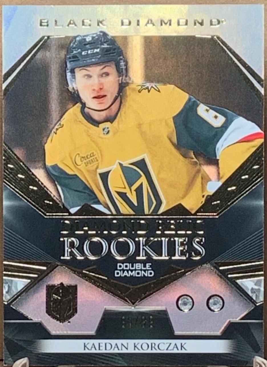 Kaedan Korczak #BDR-KK 2022 Upper Deck Black Diamond Hockey