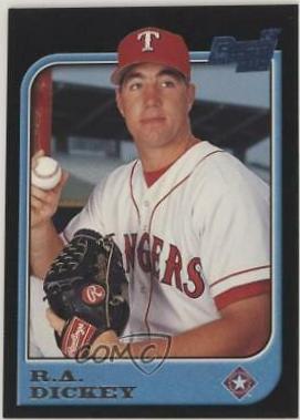 RA Dickey #81 Baseball Cards 1997 Bowman