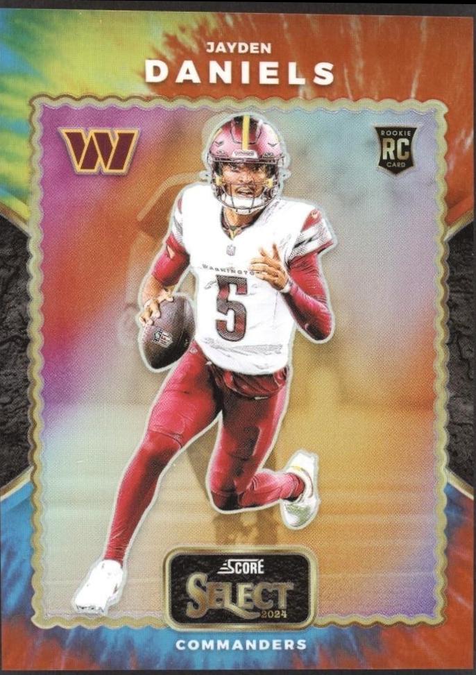 Jayden Daniels [Tie-Dye Prizm] #16