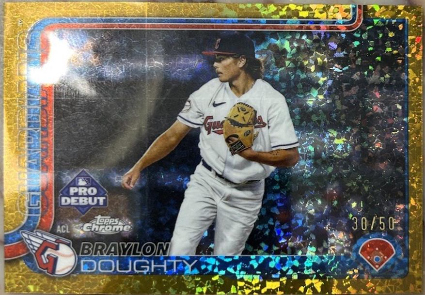 Braylon Doughty [Gold Refractor Autograph] #PDC-22