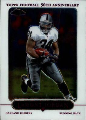 LaMont Jordan #8 Football Cards 2005 Topps Chrome