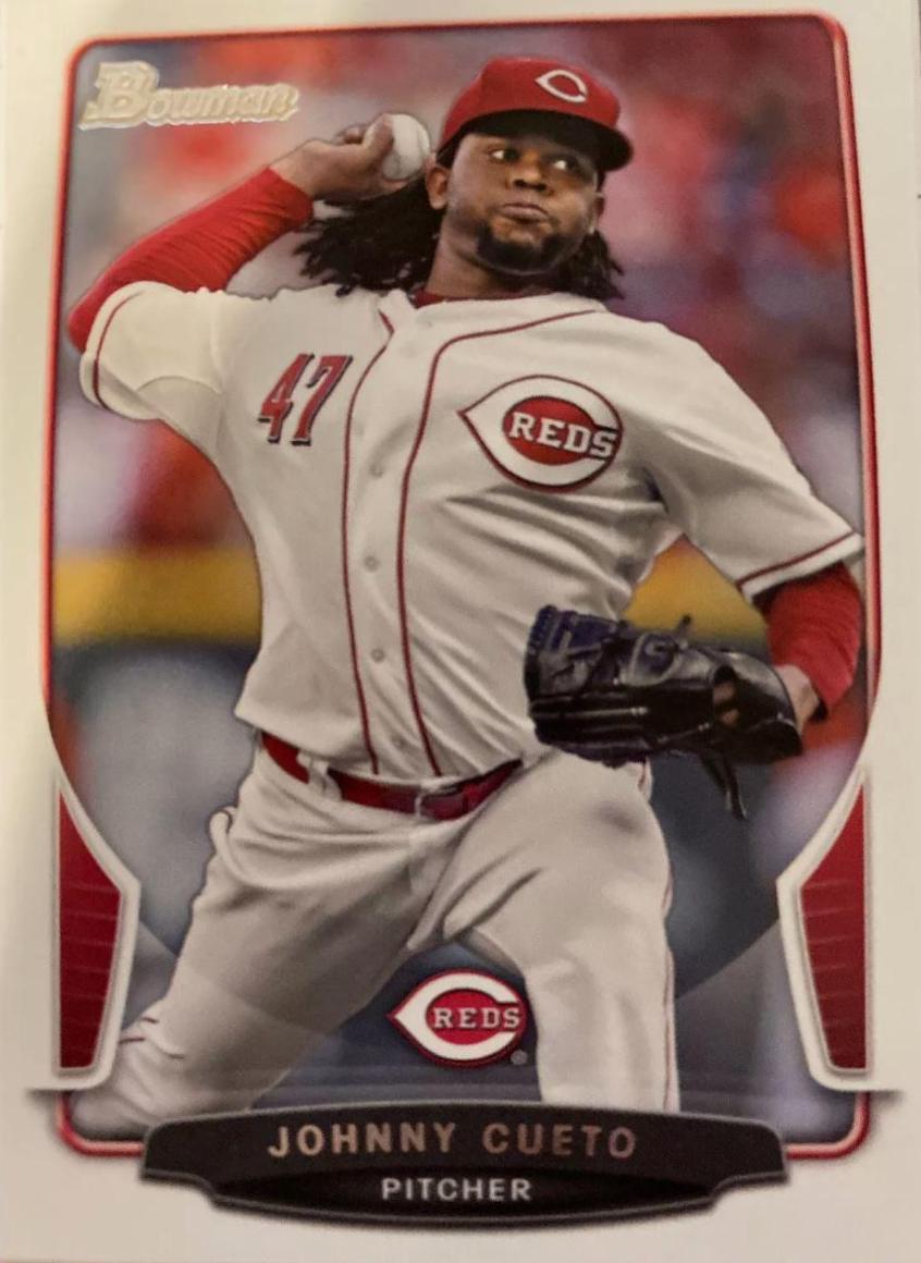 Johnny Cueto #10 Baseball Cards 2013 Bowman