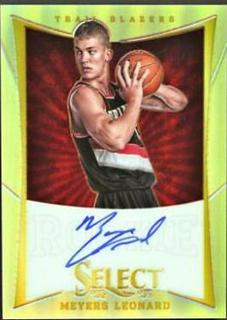 Meyers Leonard Autograph Prizm