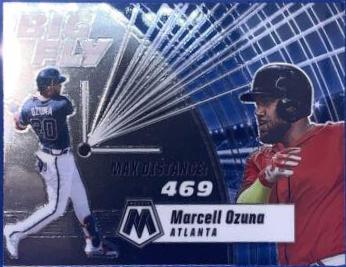 Marcell Ozuna #BF3 Baseball Cards 2021 Panini Mosaic Big Fly