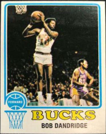 Bob Dandridge #33 Basketball Cards 1973 Topps