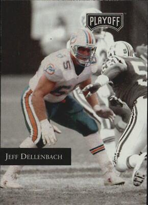 Jeff Dellenbach #36 Football Cards 1992 Playoff