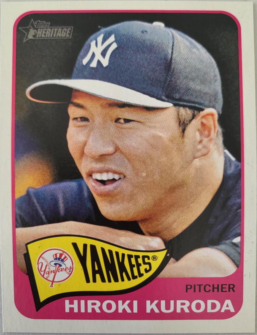 Hiroki Kuroda #30 Baseball Cards 2014 Topps Heritage