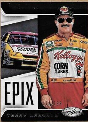 Terry Labonte #E15 Racing Cards 2016 Panini Certified Nascar Epix