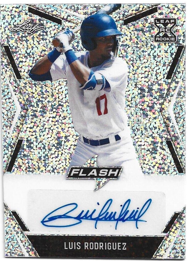 Luis Rodriguez #BA-LR1 2020 Leaf Flash Autographs Baseball