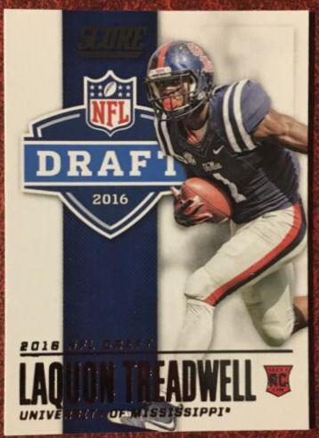 Laquon Treadwell #6 Football Cards 2016 Panini Score NFL Draft