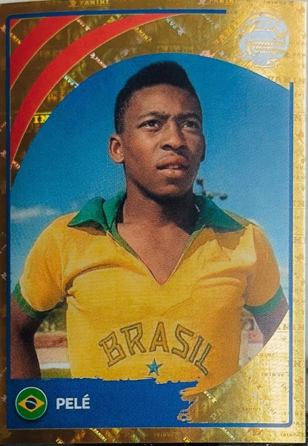 Pele #LEG3 Soccer Cards 2024 Panini Copa America Sticker