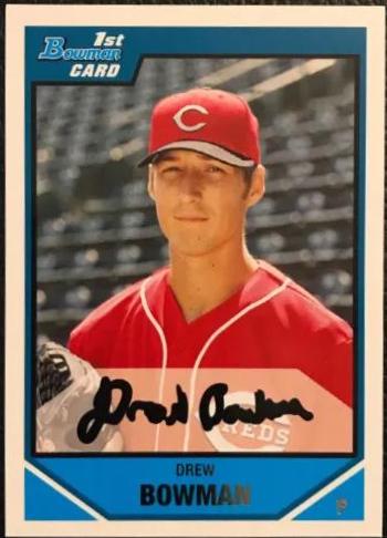Drew Bowman #BDPP38 Baseball Cards 2007 Bowman Draft Picks & Prospects