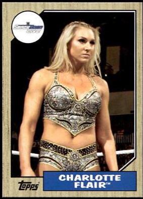 Charlotte Flair #19 Wrestling Cards 2017 Topps WWE Heritage