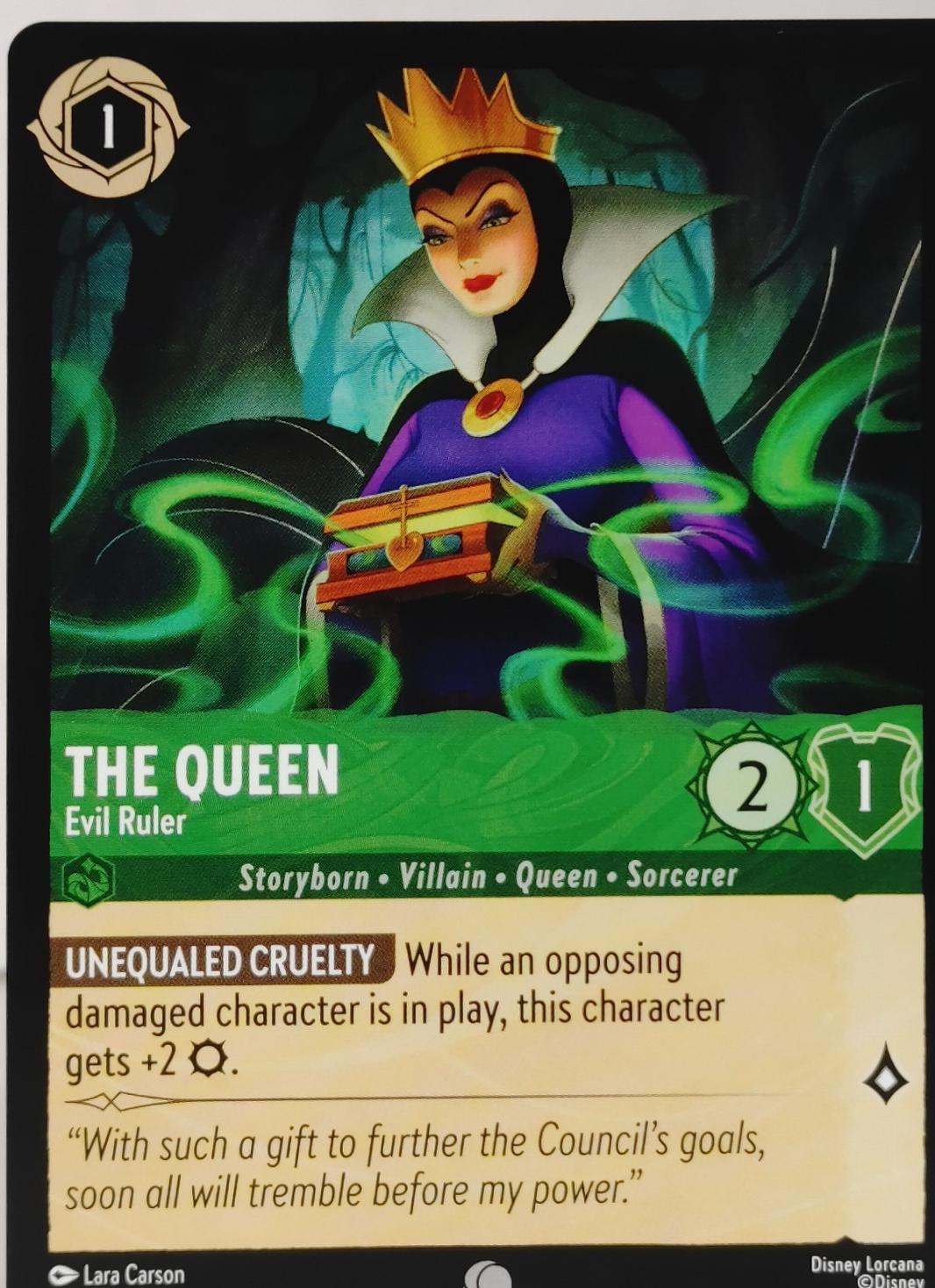 The Queen - Evil Ruler #75 Prices | Lorcana Wilds Unknown | Lorcana Cards