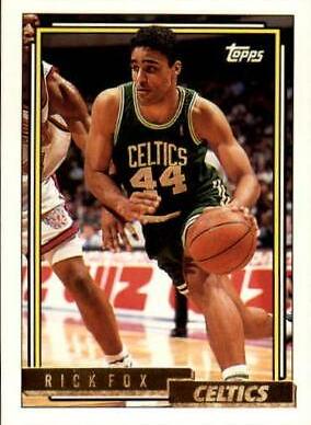 Rick Fox #33 1992 Topps Gold Basketball
