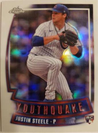 Justin Steele #YQ-77 2023 Topps Chrome Youthquake Baseball