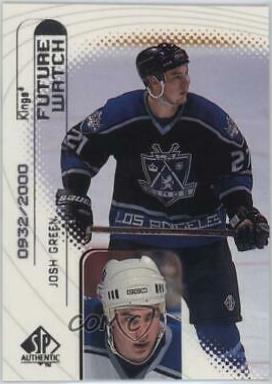 Josh Green #99 Hockey Cards 1998 SP Authentic