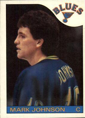 Mark Johnson #44 Hockey Cards 1985 Topps