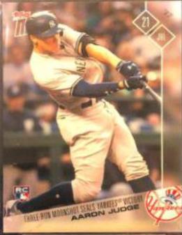 Aaron Judge #379 Baseball Cards 2017 Topps Now