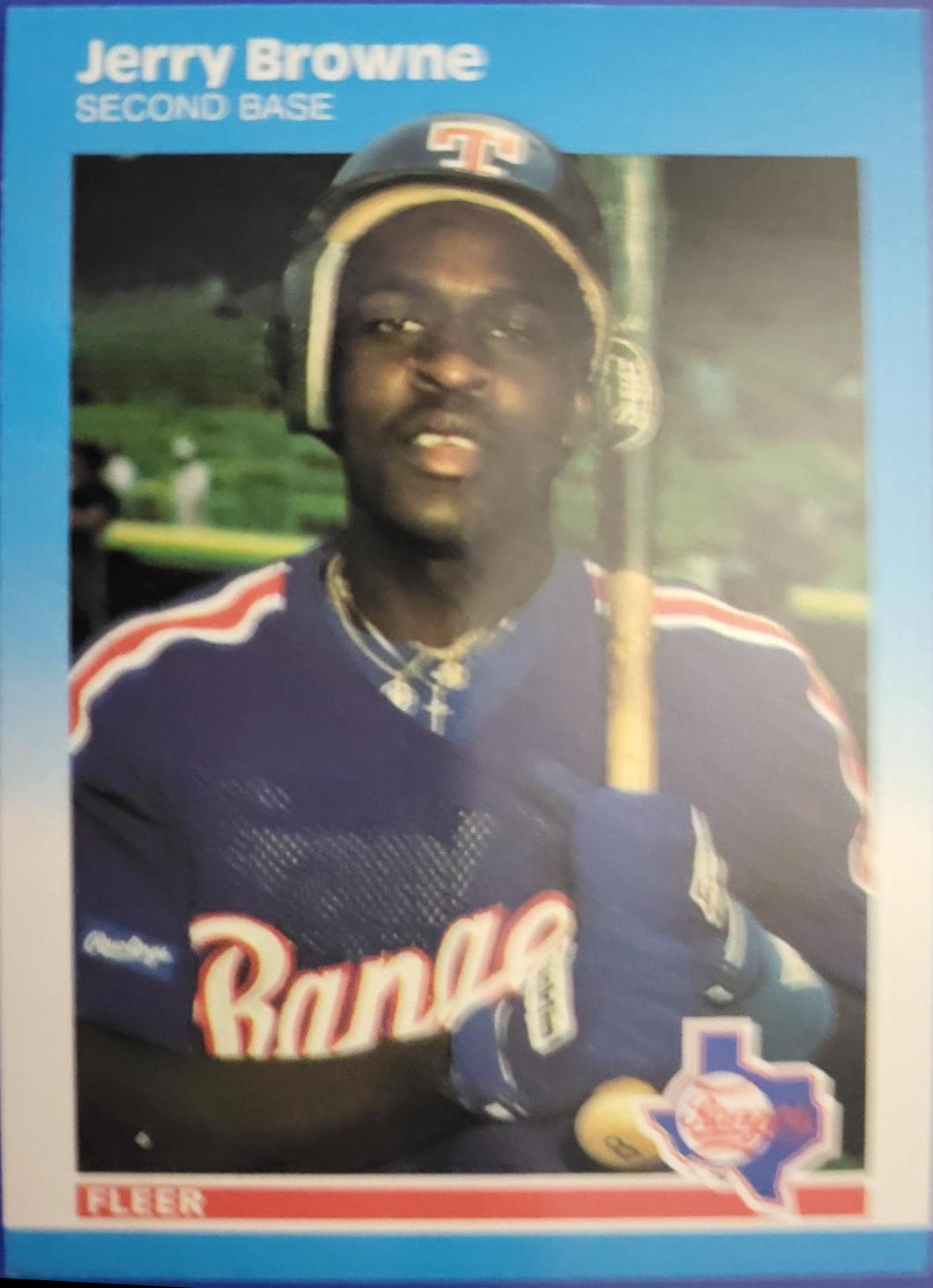 Jerry Browne #U-12 Baseball Cards 1987 Fleer Update