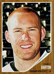 Daric Barton #303 Baseball Cards 2011 Topps Heritage Prices